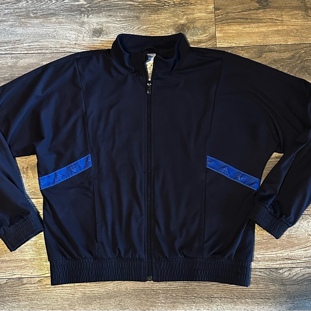 Adidas Women's Zoe Saldana Collection Track Jacket In Legacy Ink. Size S